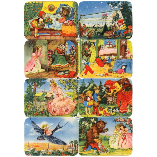 Vintage EAS Classic Fairytale Scraps ~ Germany